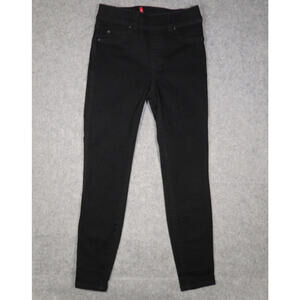 Spanx Womens Medium Black High Rise Casual Slimming Leggings Size Small